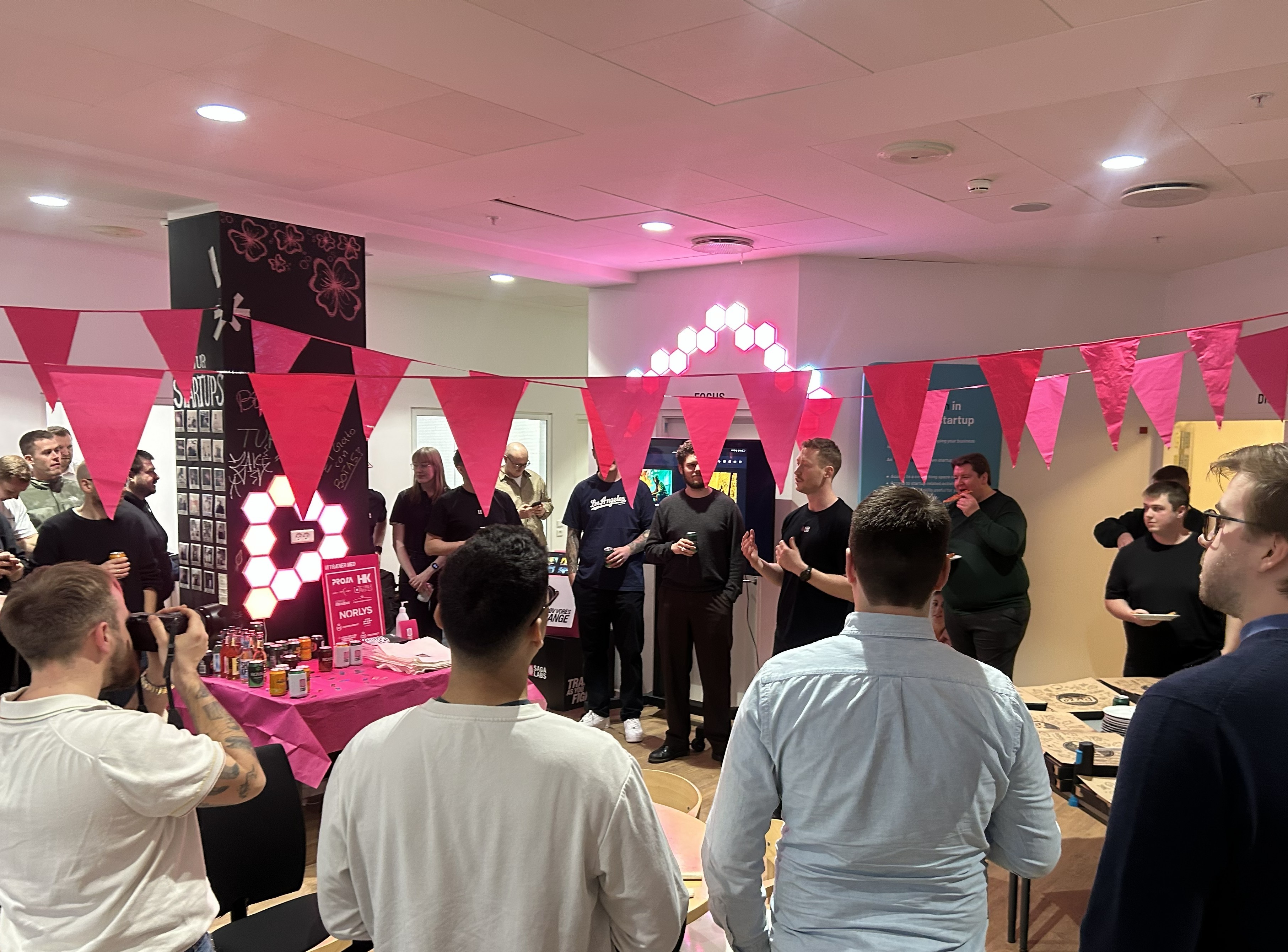 Deltagere ved et SagaLabs-event
