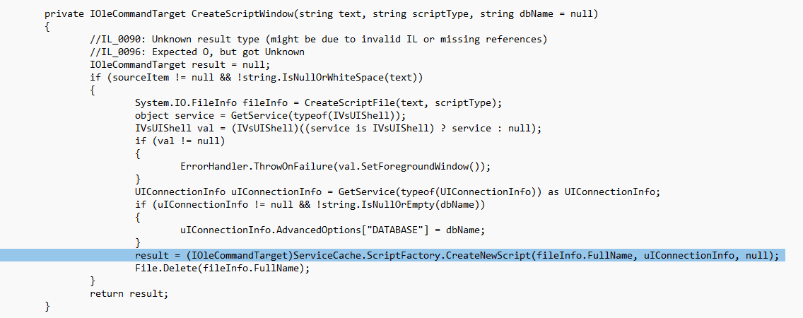 Screenshot: Temporary files